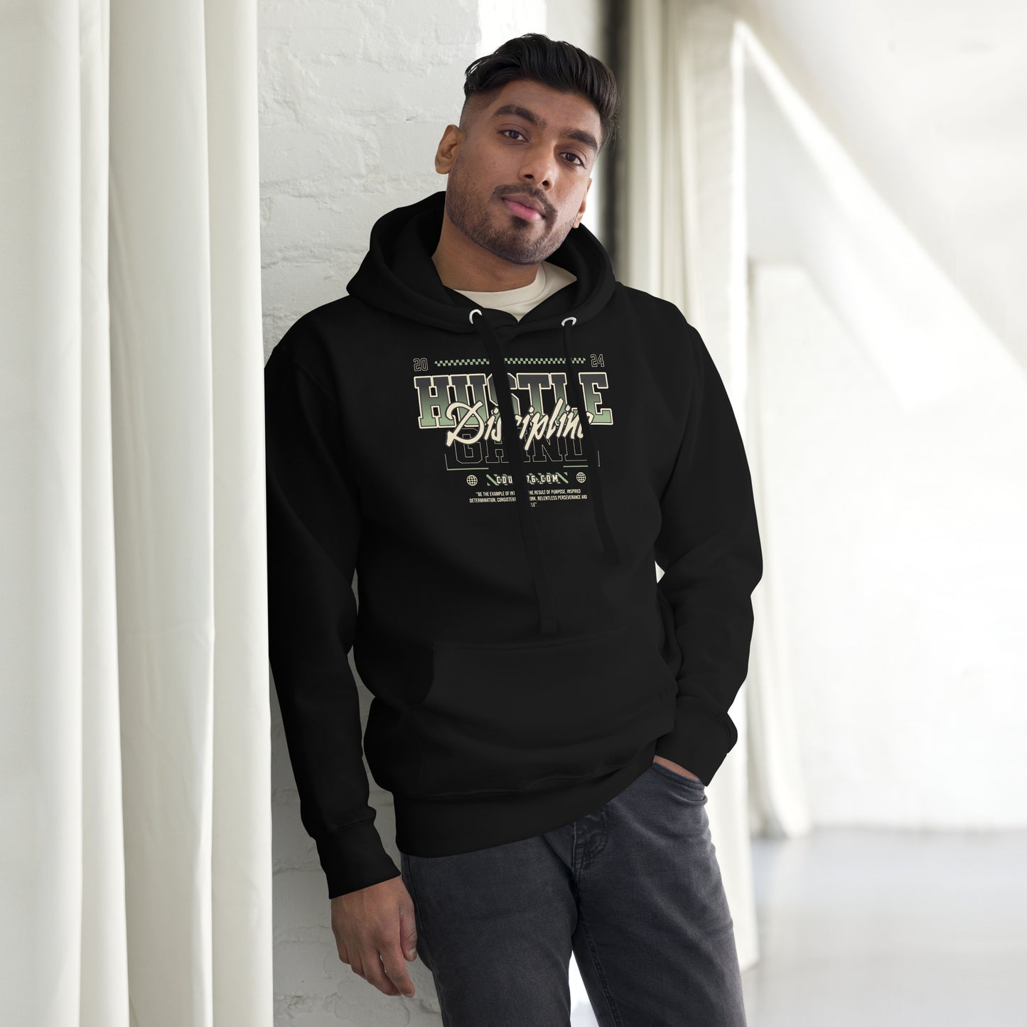 Hustle Discipline Grind Hoodie