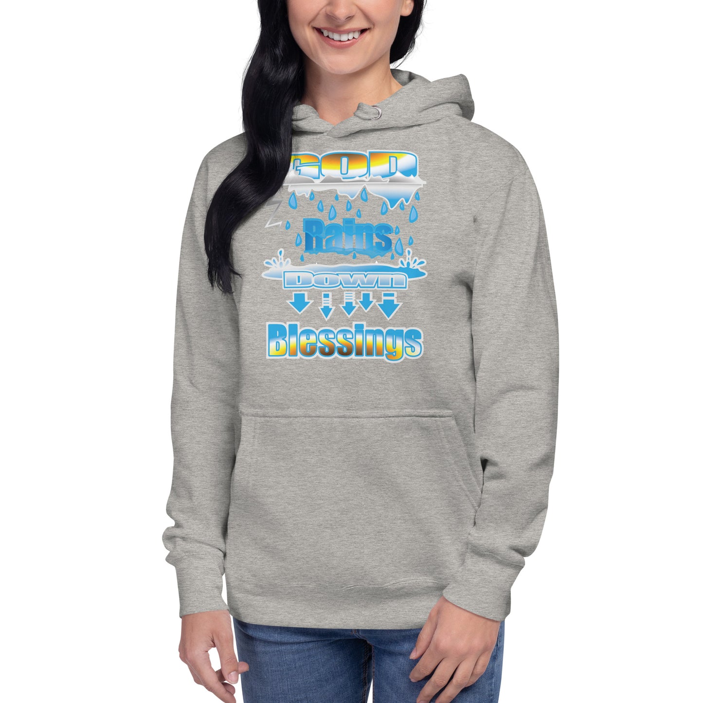 GOD Rains Down Blessings Hoodie
