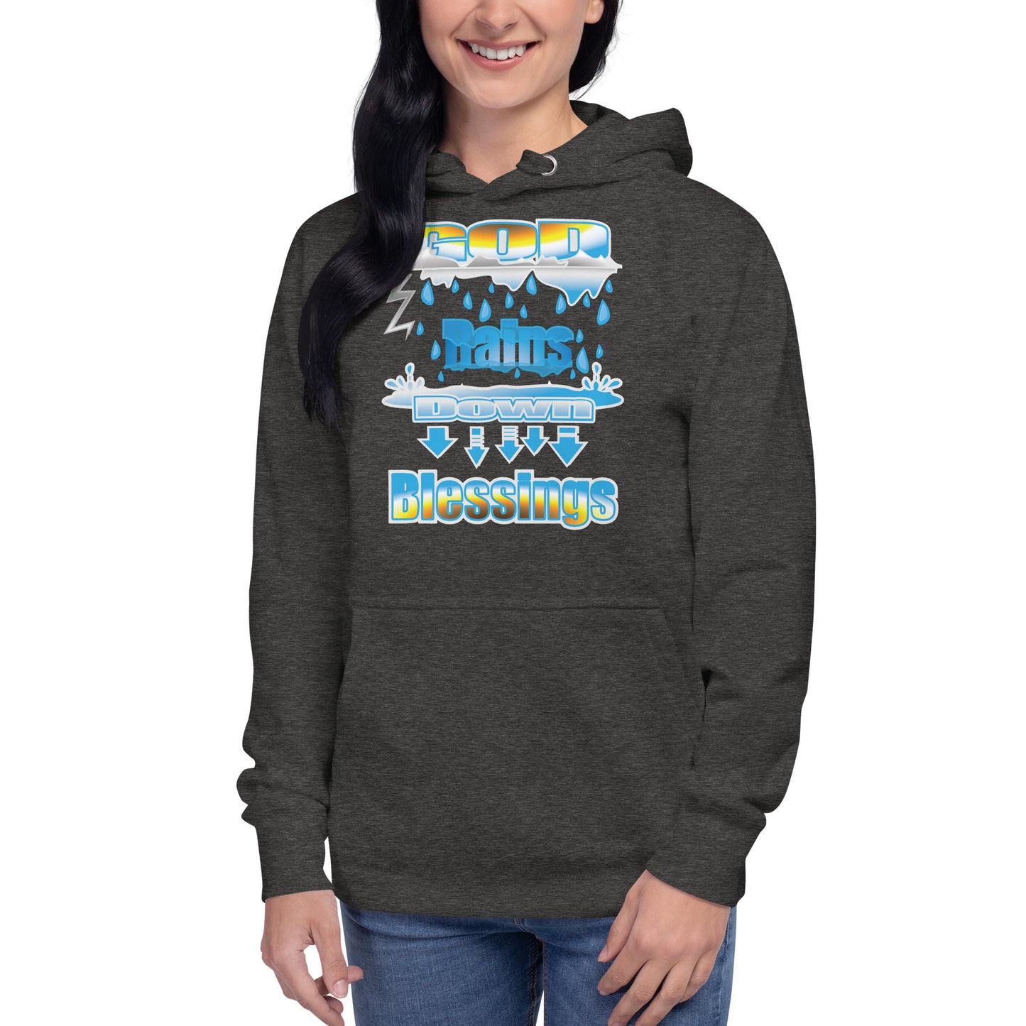 GOD Rains Down Blessings Hoodie
