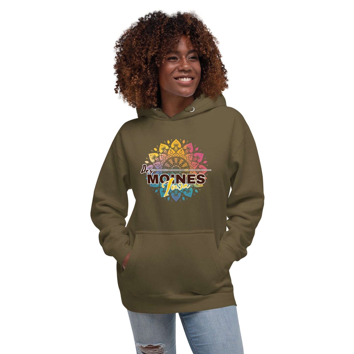 Des Moines Iowa Hoodie