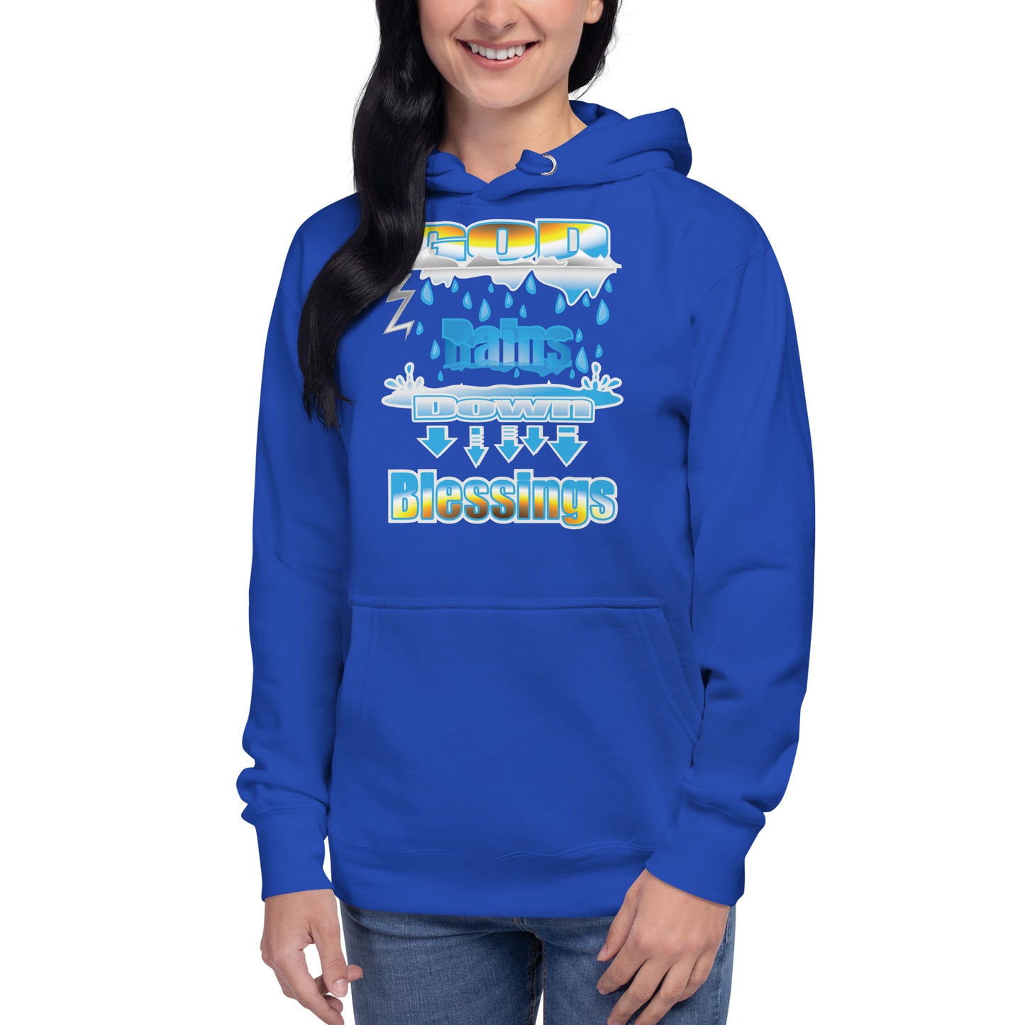GOD Rains Down Blessings Hoodie