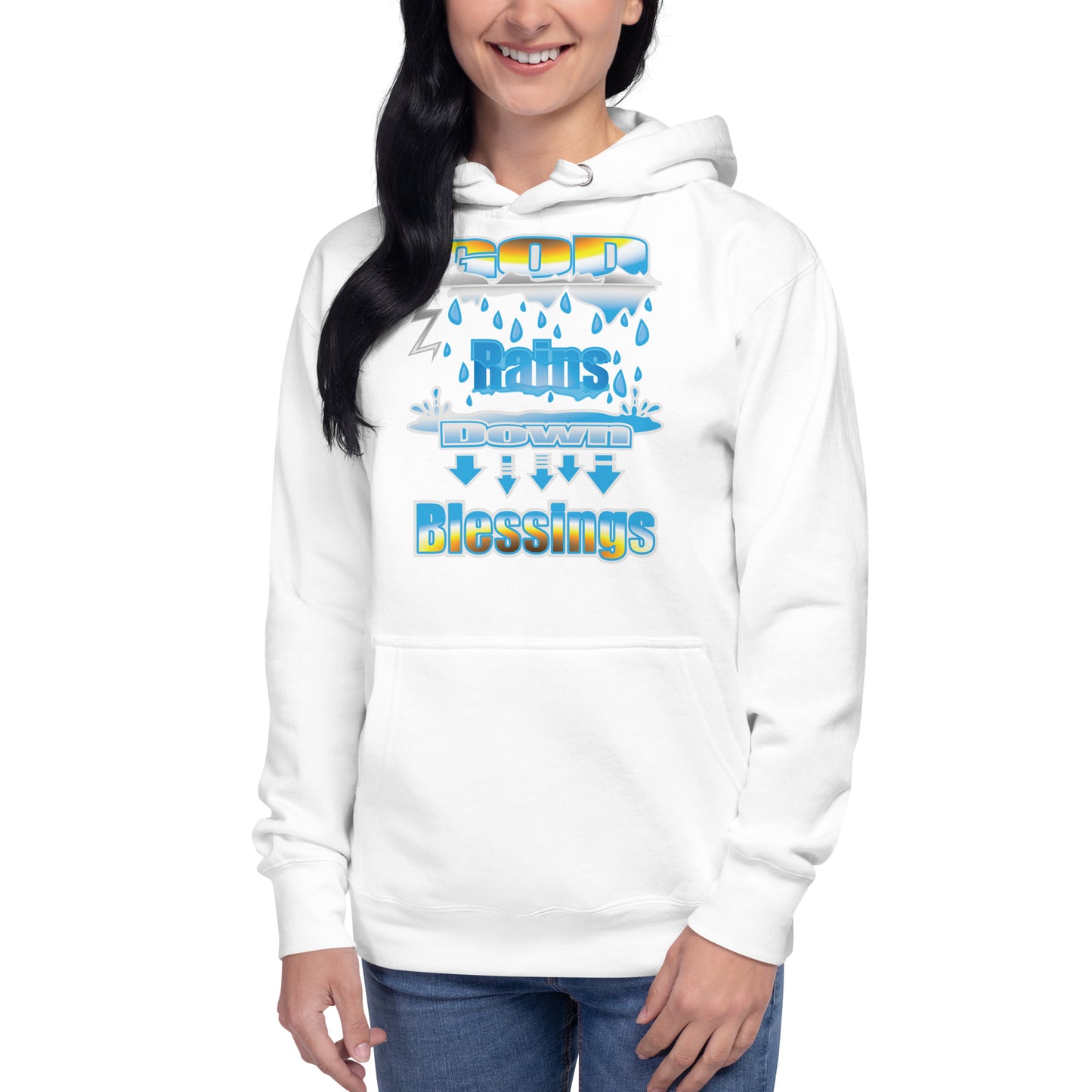 GOD Rains Down Blessings Hoodie