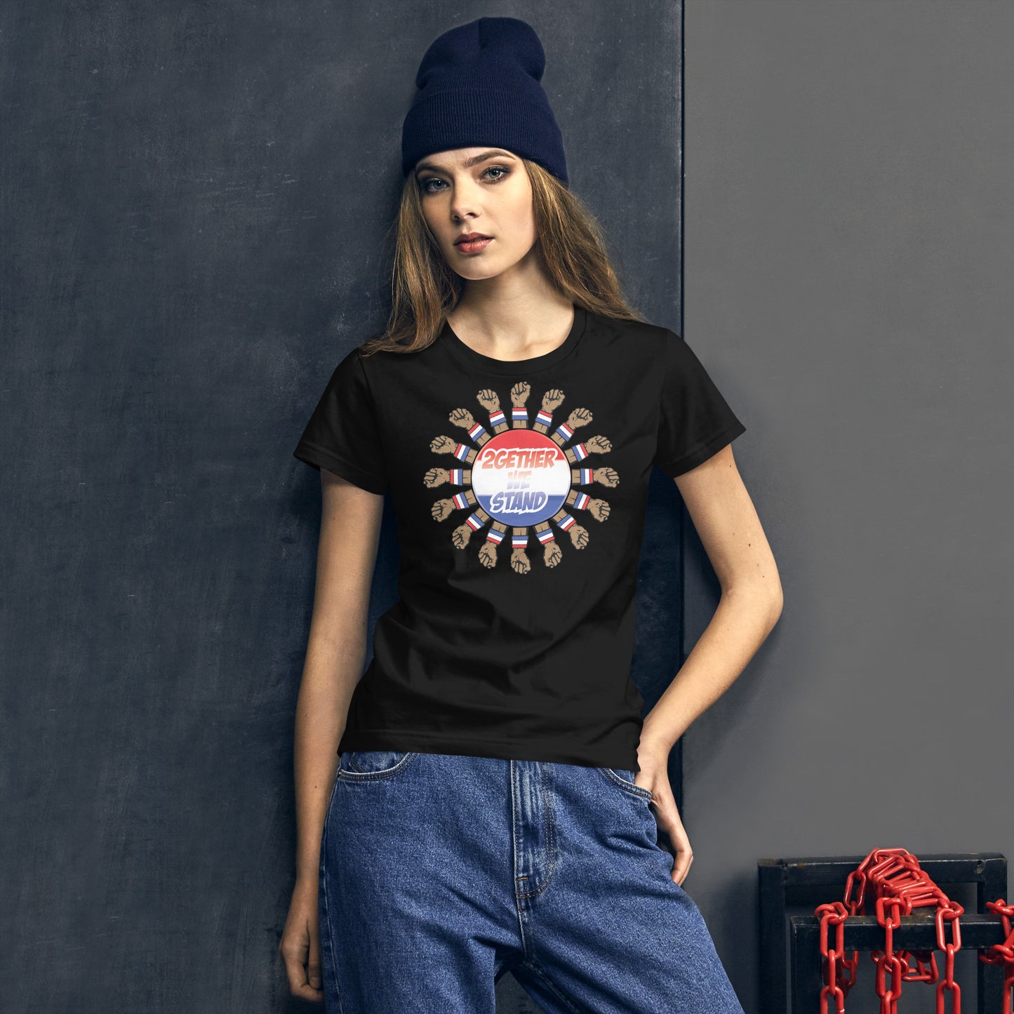 2Gether We Stand Fitted T-shirt