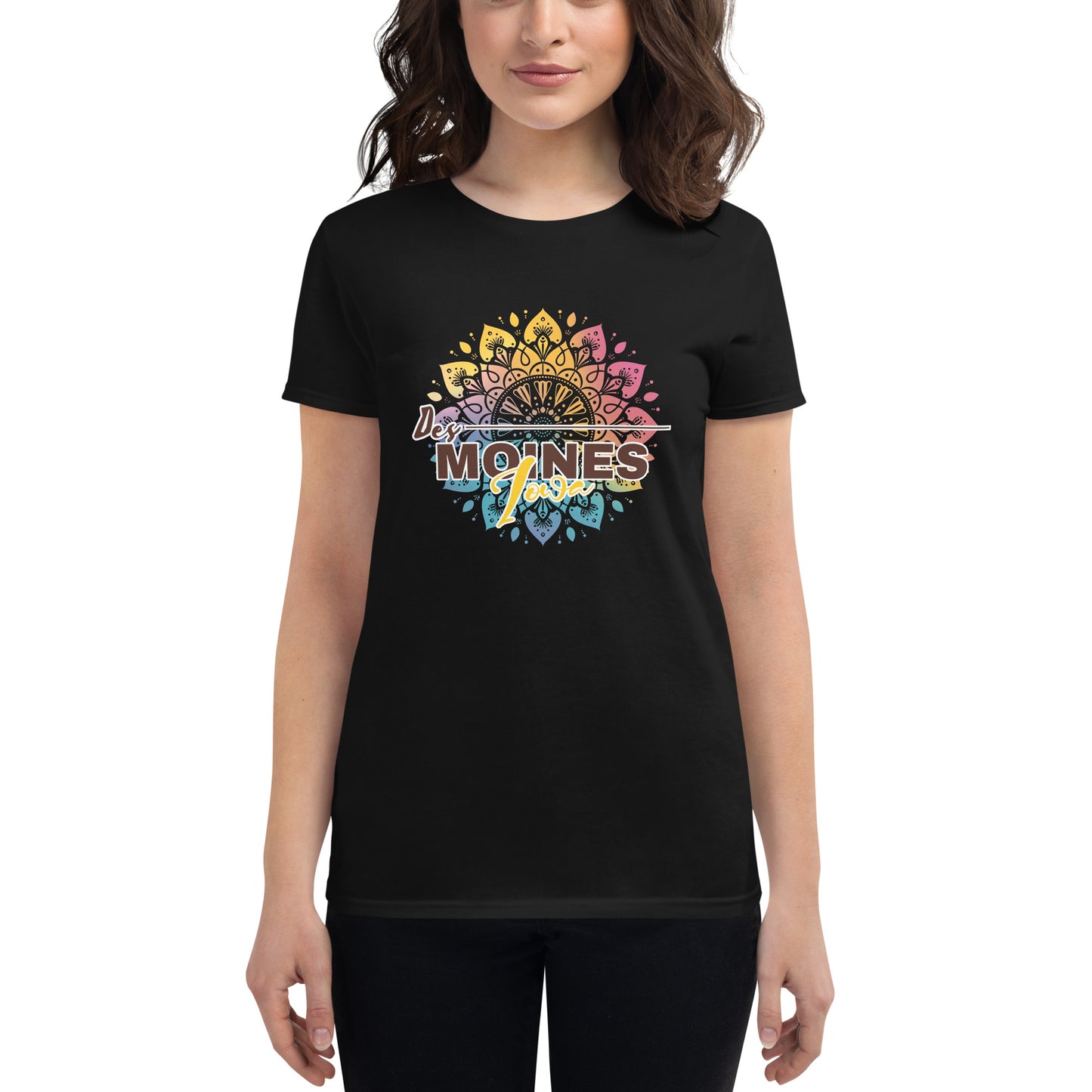Des Moines Iowa Fitted T-shirt