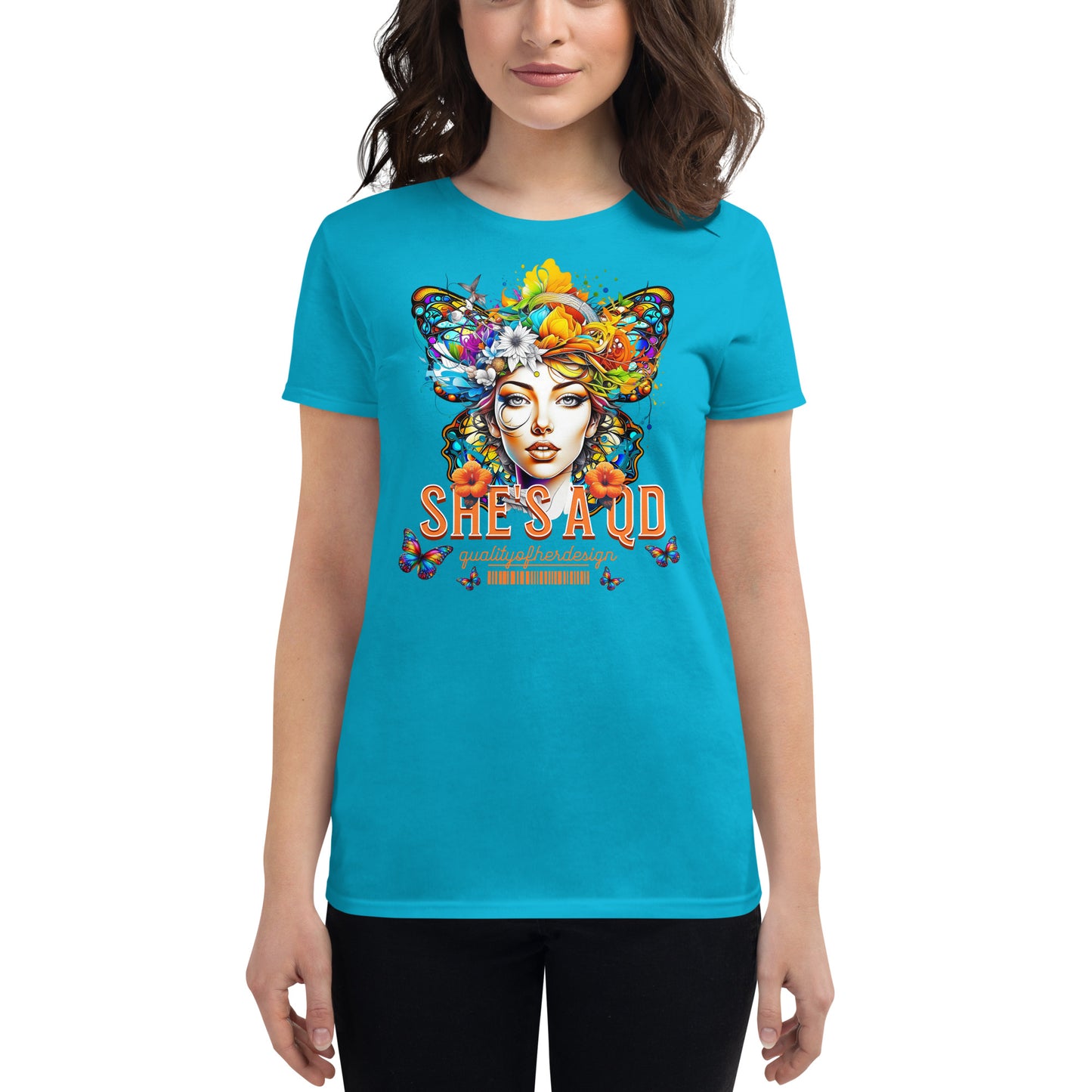 She's a QD Fitted T-shirt