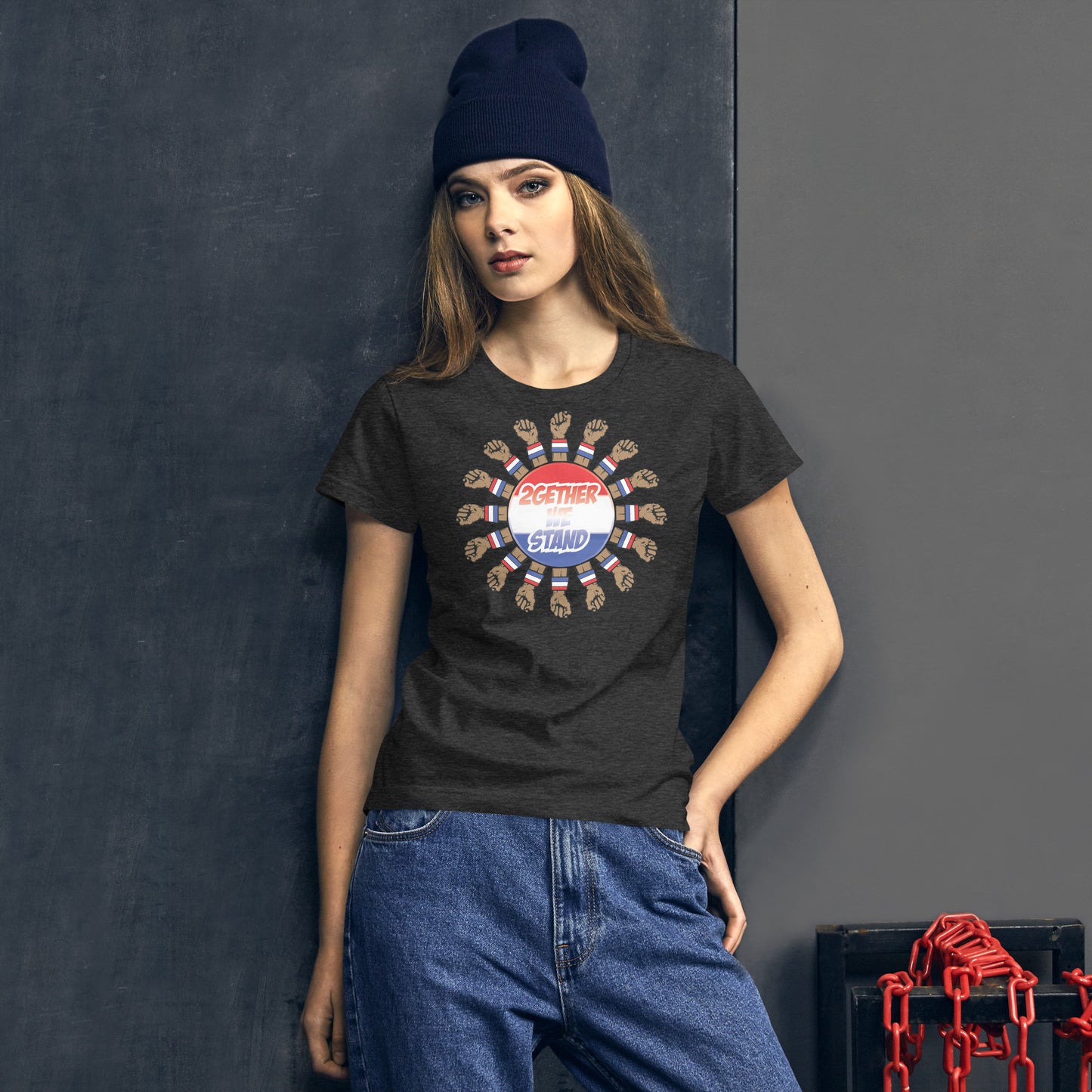2Gether We Stand Fitted T-shirt
