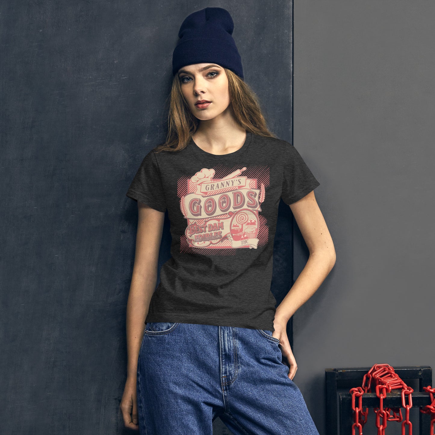 Granny's Goods Fitted T-shirt
