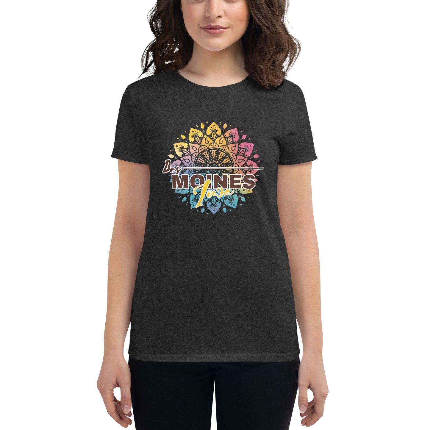 Des Moines Iowa Fitted T-shirt