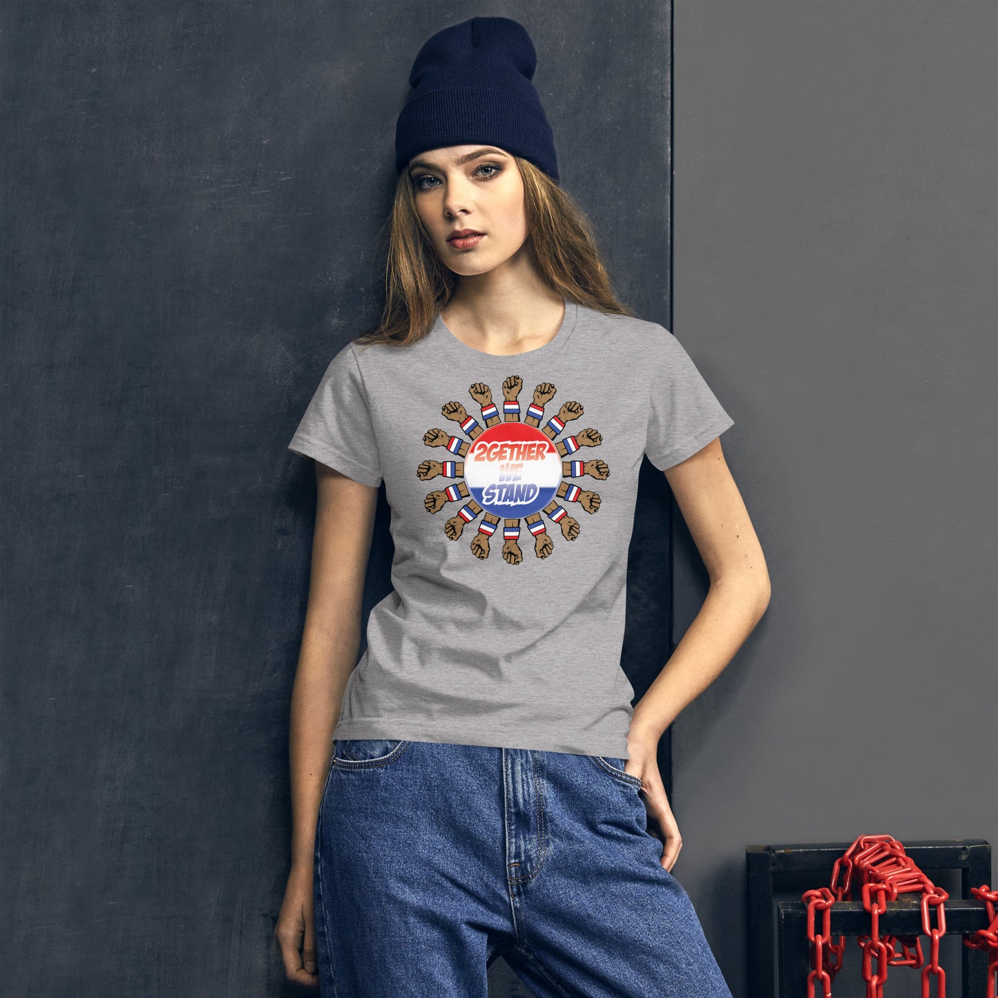 2Gether We Stand Fitted T-shirt