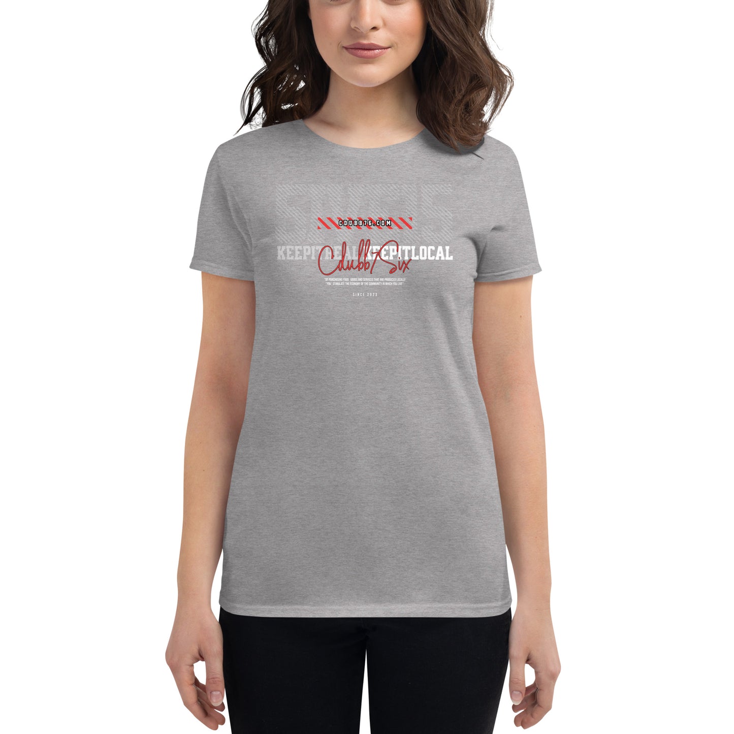 KEEPITREALKEEPITLOCAL Fitted T-shirt