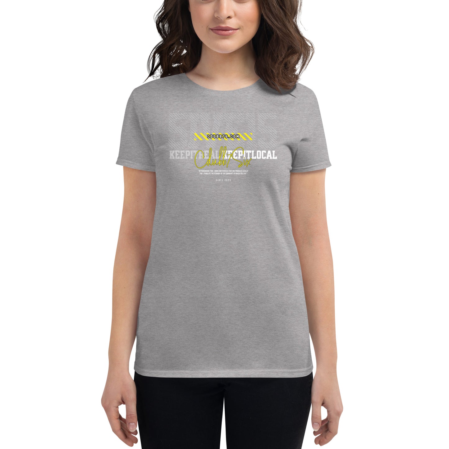 KEEPITREALKEEPITLOCAL Fitted T-shirt