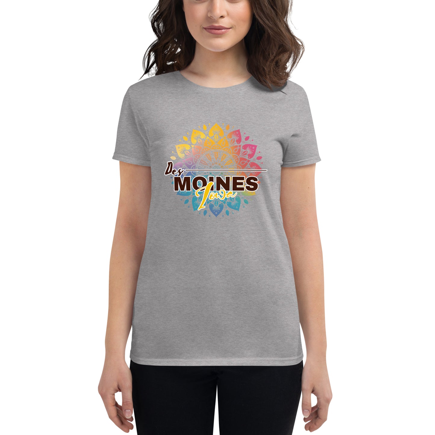 Des Moines Iowa Fitted T-shirt