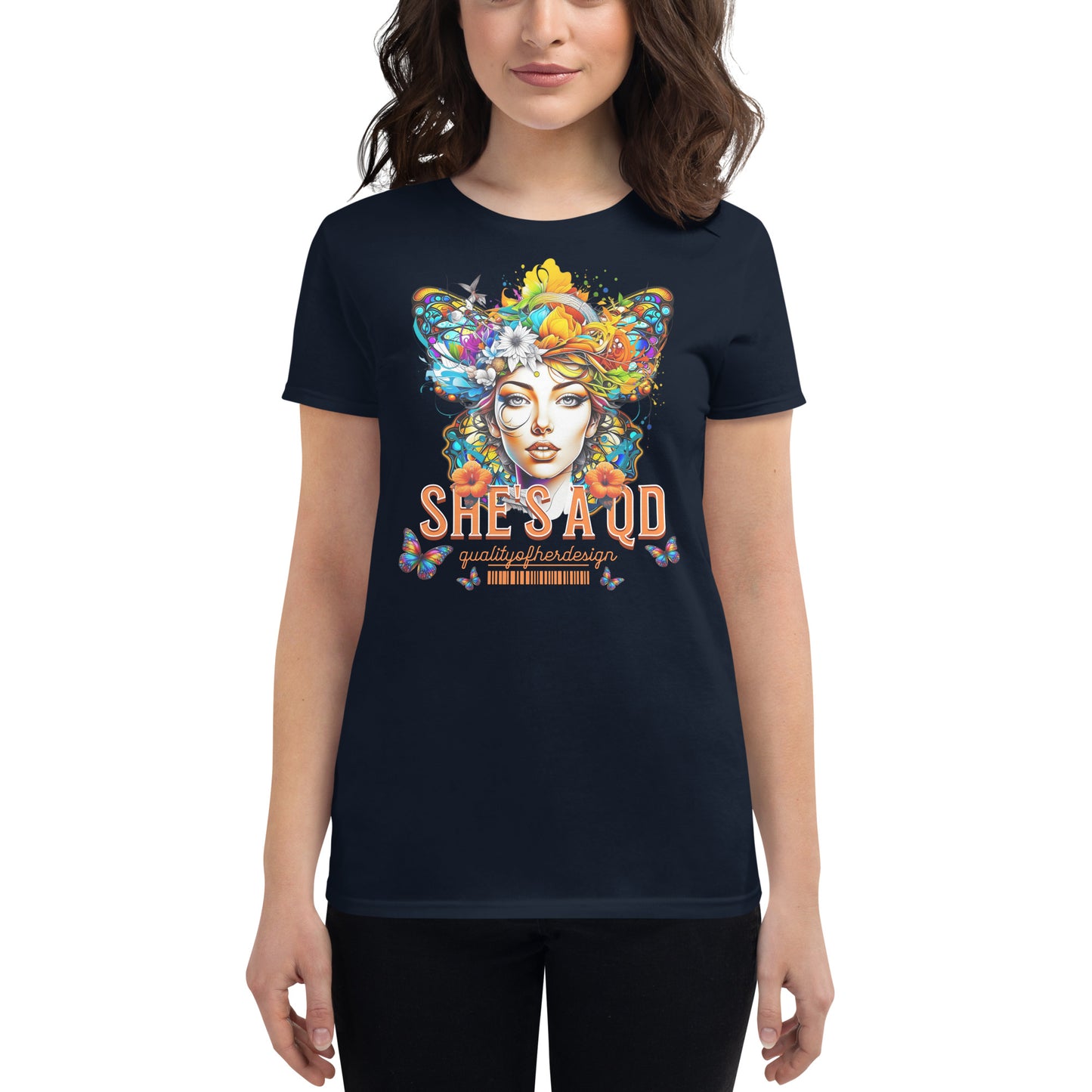 She's a QD Fitted T-shirt