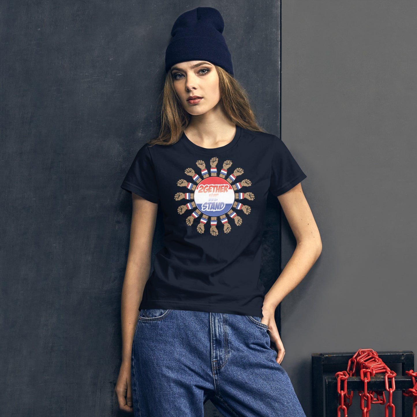 2Gether We Stand Fitted T-shirt