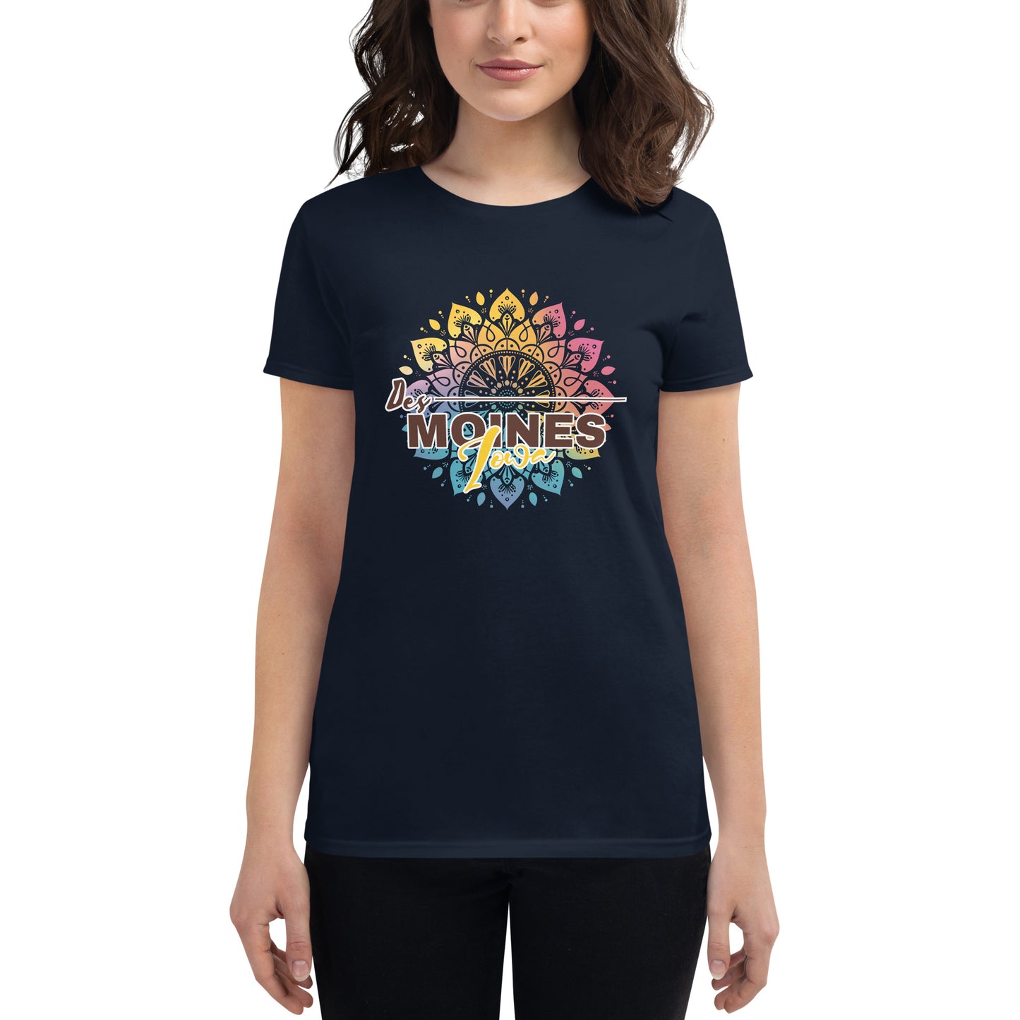 Des Moines Iowa Fitted T-shirt