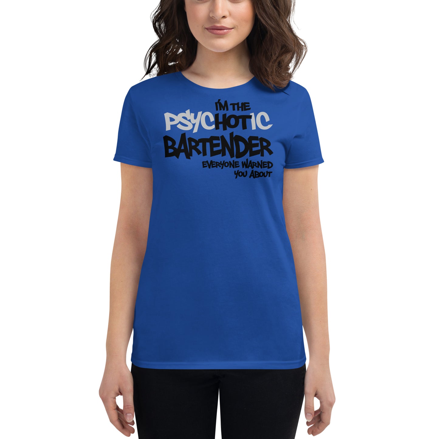 Hot Bartender Fitted T-shirt