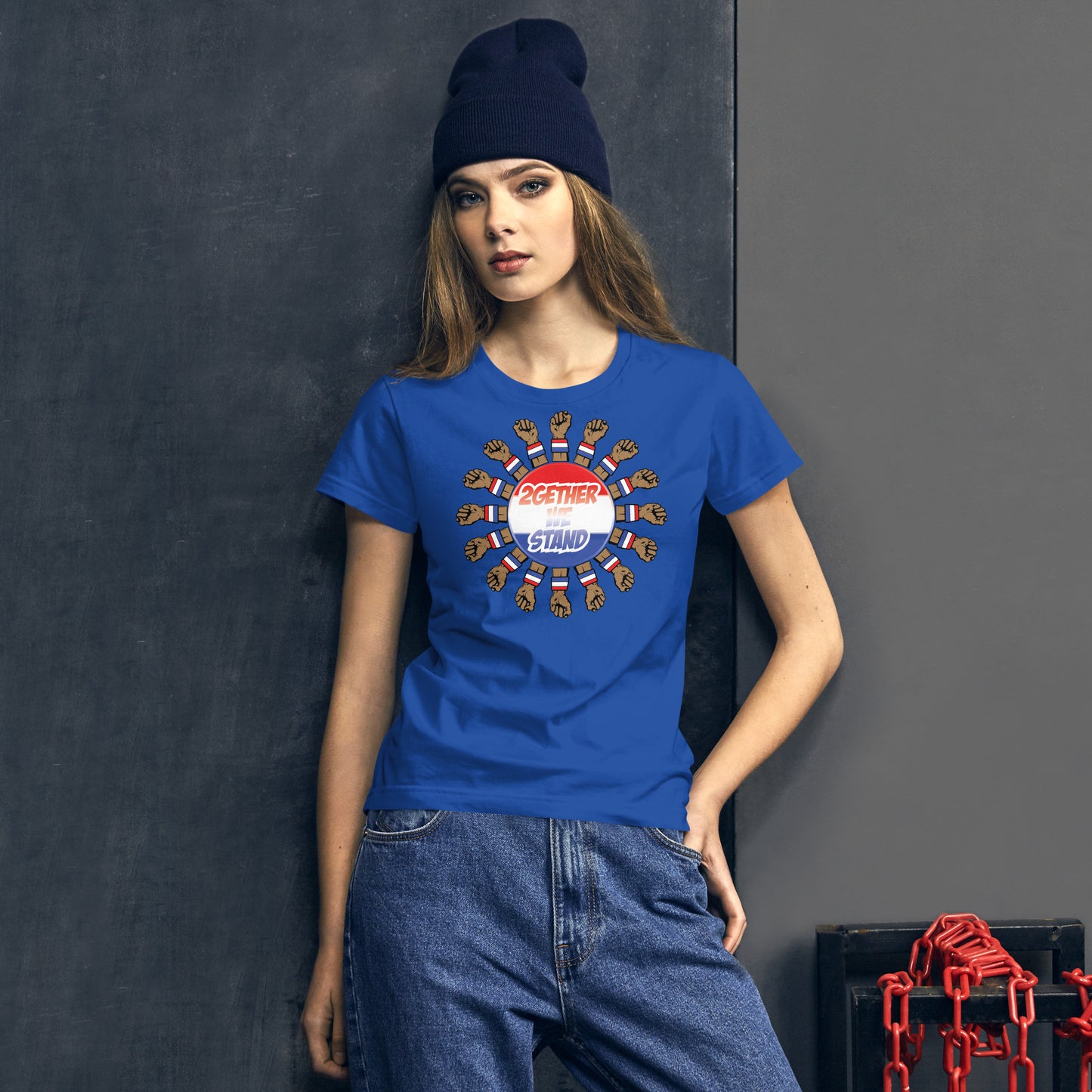 2Gether We Stand Fitted T-shirt