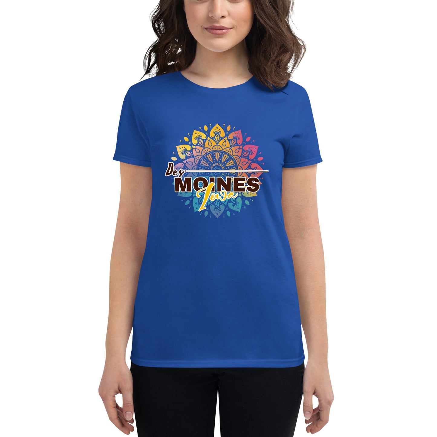 Des Moines Iowa Fitted T-shirt