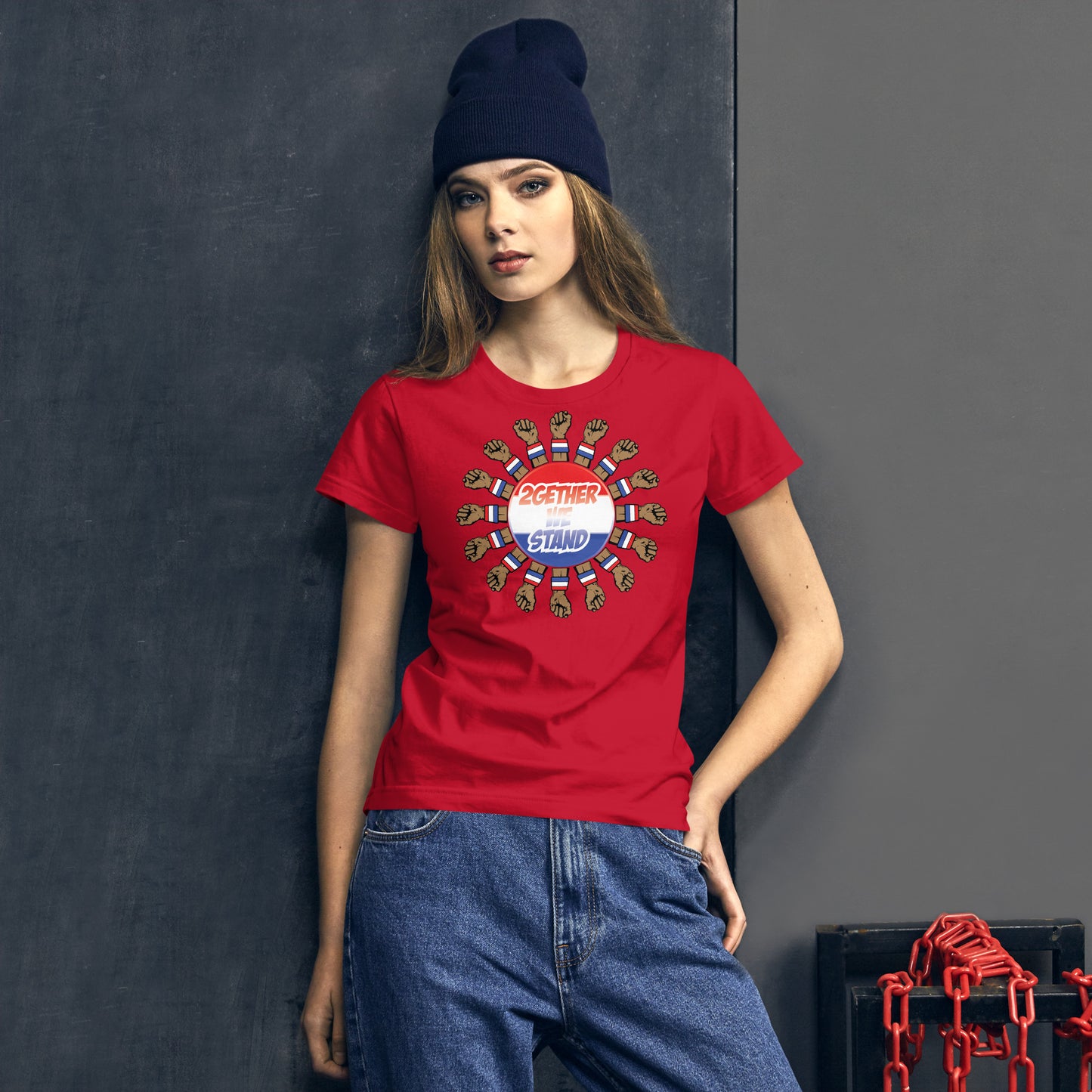 2Gether We Stand Fitted T-shirt