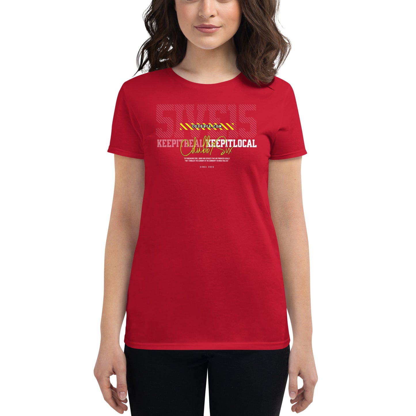 KEEPITREALKEEPITLOCAL Fitted T-shirt