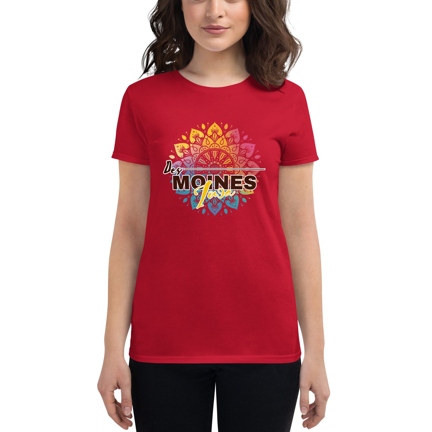 Des Moines Iowa Fitted T-shirt