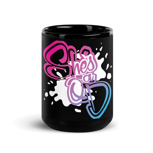 She's a QD SipP'n MuGG