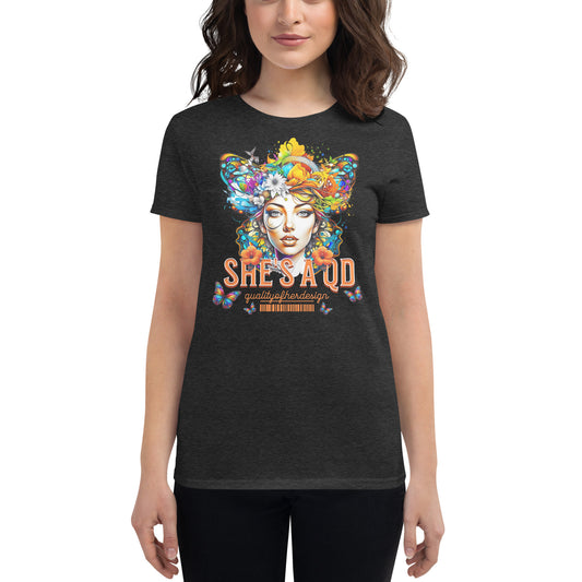 She's a QD Fitted T-shirt