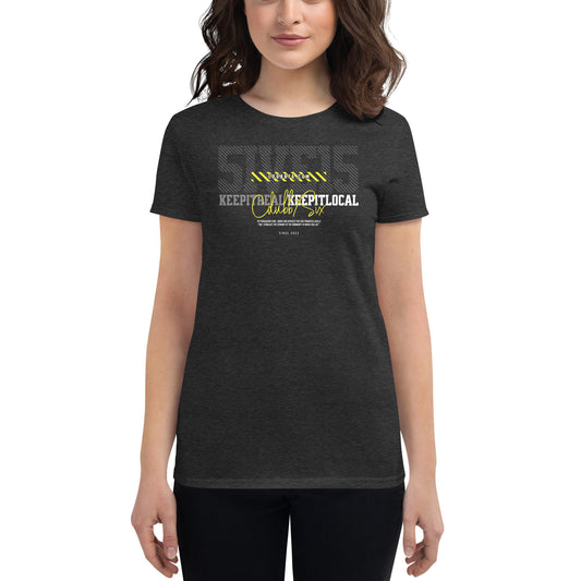 KEEPITREALKEEPITLOCAL Fitted T-shirt